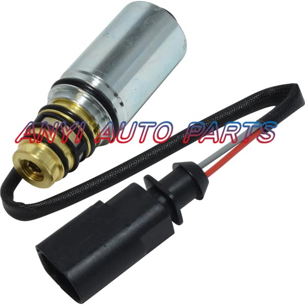 EX 1236C Electronic Control Valve for SANDEN PXE16 / PXE13 compressor (with assembly connector) AUDI A3 SEAT SKODA VOLKSWAGEN GROUP