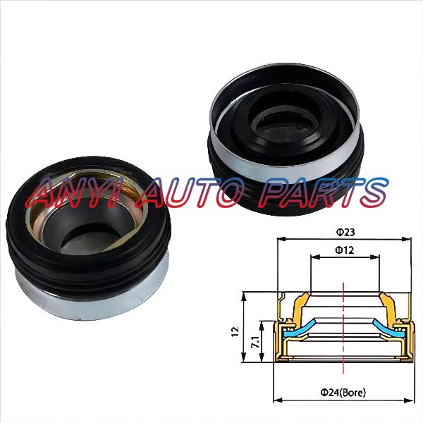 17-0028 Automotive Air Conditioning Compressor Shaft Seal Gasket Oil Stamp 706 mit lancer 2008 /10-0215