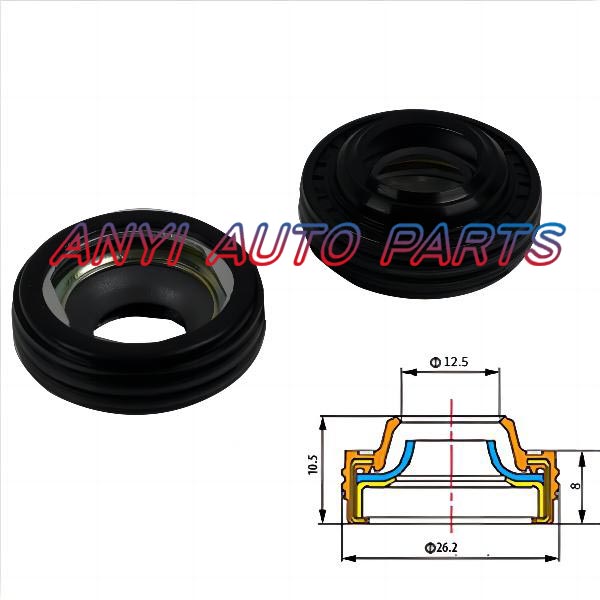 17-0050 Automotive Air Conditioning Compressor Shaft Seal Gasket Oil Stamp NISSAN A32/ A33/ UX-200