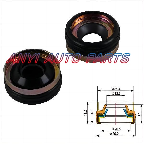 17-0056 Automotive Air Conditioning Compressor Shaft Seal Gasket Oil Stamp TAMA:TM08-16