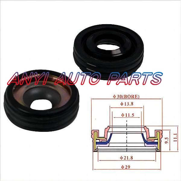 17-0057 Automotive Air Conditioning Compressor Shaft Seal Gasket Oil Stamp DENSO TV12/ TV14