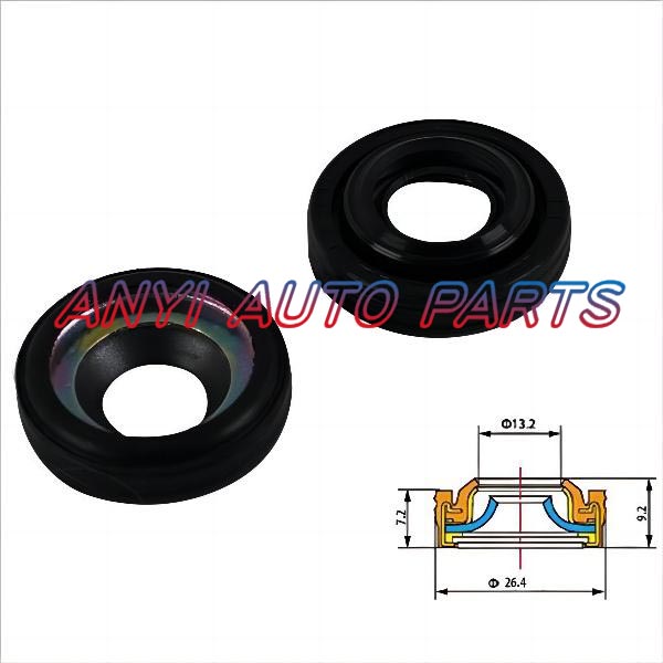 17-0051 Automotive Air Conditioning Compressor Shaft Seal Gasket Oil Stamp DKS32C 