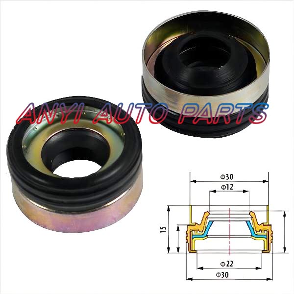 17-0038 Automotive Air Conditioning Compressor Shaft Seal Gasket Oil Stamp TM-08-16 / DAEWOO V5