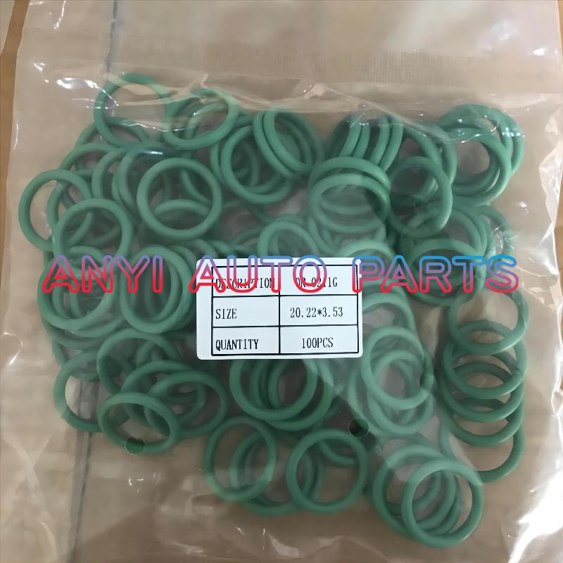 OR-0211G Automotive air conditioning compressor rubber o-ring seal A6, HR6, DA6, FX15, DAEWOO V5 DISCHARGE & SUCTION O-RING