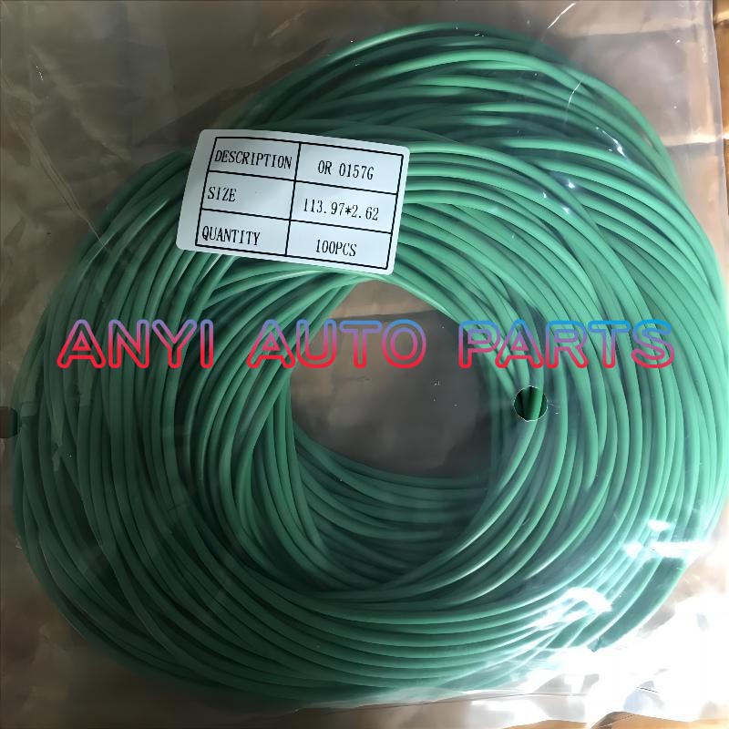 OR-0157G Automotive air conditioning compressor rubber o-ring seal V5 CENTER CASE GREEN O-RING