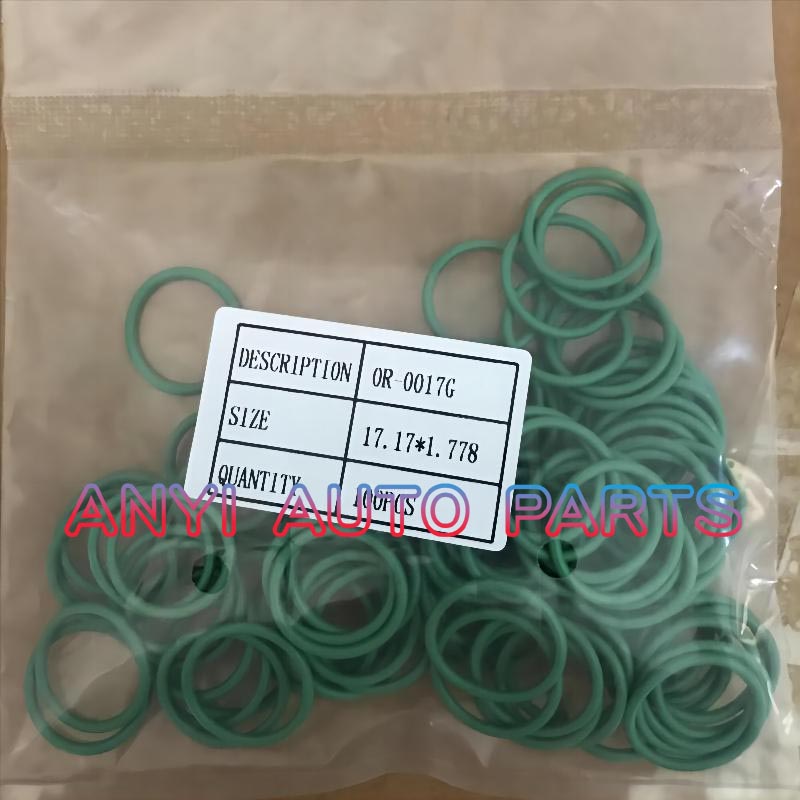 OR-0017G Automotive air conditioning compressor rubber o-ring seal R134A GREEN O-RING #12 5/8