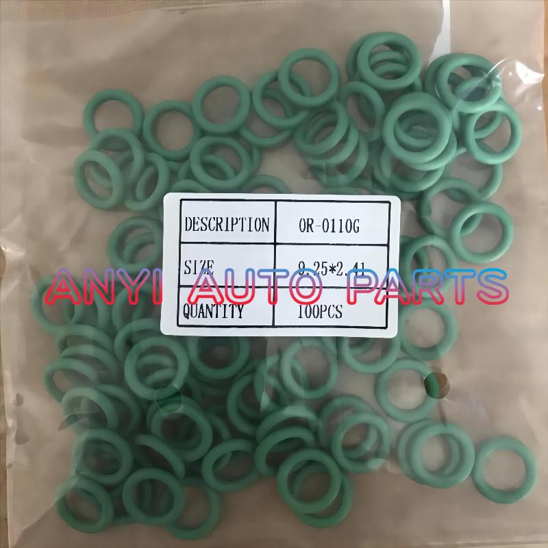 OR-0110G Automotive air conditioning compressor rubber o-ring seal #08 GM CAPTIVE O-RING, NIHON DKV14C SUCTION PORT O-RING, BERH BOSCH WINGO-RING, BERH BOSCH WING CELL OIL PLUG O-RING, CHRYSLER