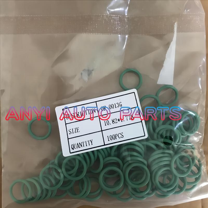 OR-0013G Automotive air conditioning compressor rubber o-ring seal R134A GREEN O-RING #08 13/32
