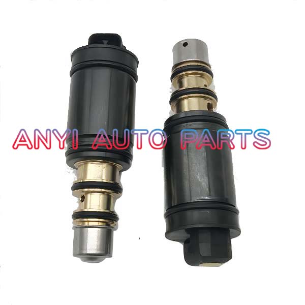 EX 10514C Electronic Control Valve WITH DIODE for DENSO 5SEU/6SEU/7SEU/7SEU17/7SEU17C/7SBU17C/7SEU16C 6SEU12C/6SEU14C/6SEU16C/5SE12C compressor AUDI BMW MB VAG   SKODA TOYOTA Chevrolet GMC Land Rover Mercedes-Benz Porsche Volkswagen 