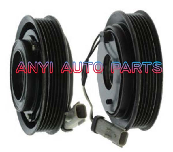 CA672 clutch DENSO 10S20H  6PK  130mm for Chrysler Town & Country 3.3 3.8 2001-2007 Chrysler Grand Voyager 2001-2002 3.8L for Chrysler Voyager 3.3 2001-2007 for Dodge Caravan 3.3 2001-2007 for Dodge Grand Caravan 3.3 3.8 2001-2007 2000 Plymouth (Grand) Vo