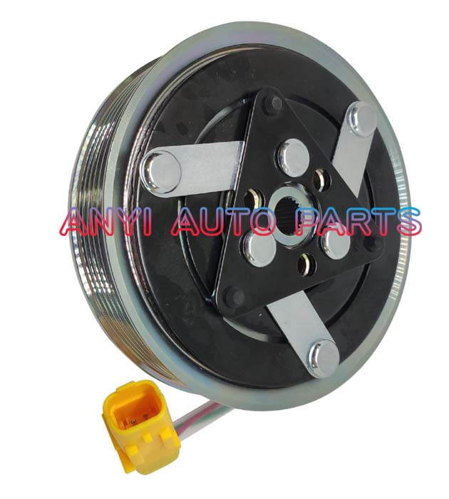 CA527 CLUTCH ASSEMBLY SANDEN SD7V16 6pk 12v for CITROEN / PEUGEOT 6453 T5 / 6453 JS 6453PX 6453PZ 6453SL 71794678 6942501 6453QJ