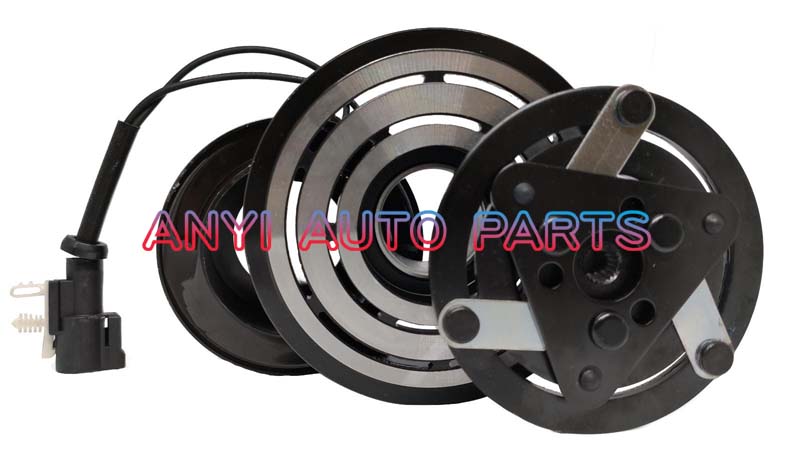CA586 CLUTCH ASSEMBLY SANDEN 6V12 SD6V12 SD7V16 6pk for Ford Fiesta/Fusion/Mazda 2 Y60115810A/1321791/2S6119D629AD/2S6119D629AE