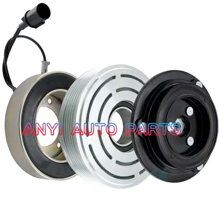 CA602 CLUTCH ASSEMBLY DKS17D/DKS15CH/DKS17CH/DKS17 6pk for Volvo S60 V70 II/S80/XC70/XC90 36001066 / 30761388 8684287 P8684287