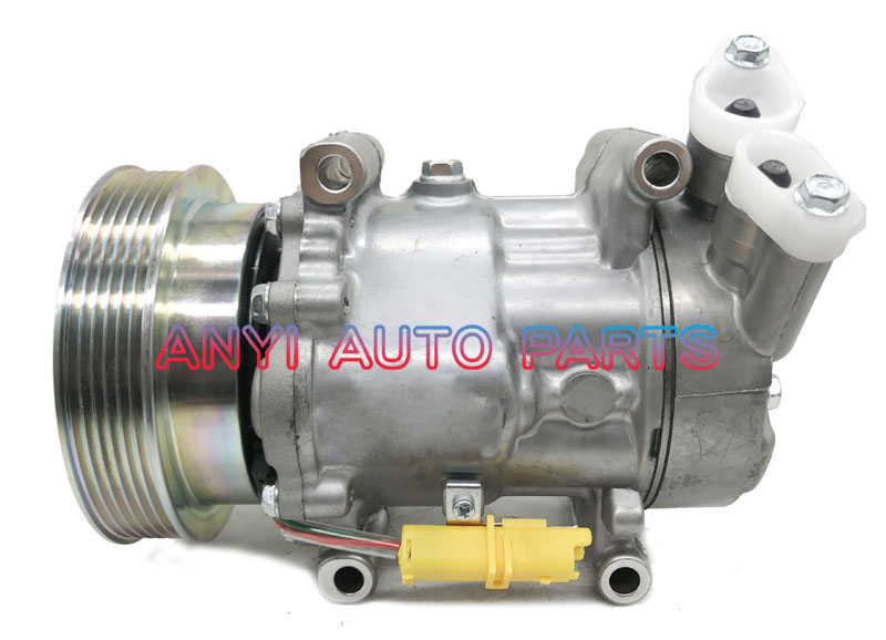 COM324 Compressor Sanden 6V12 For Nissan Micra Note Qashqai/Renault Clio Modus Twingo