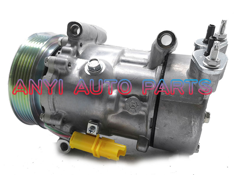 COM330 Compressor Sanden 6V12 for MINI Mini Clubman/Citroen C2 C3/Peugeot 206/307/Partner/BIPPER Tepee