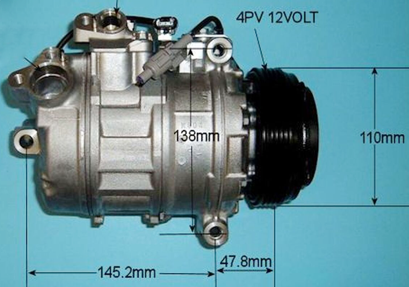 COM674 Compressor for BMW 3 Touring/5/6 61509180547 64526946871-02 447190-7880