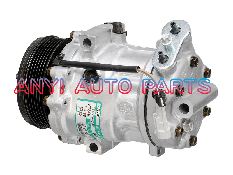 COM175 Compressor Sanden 6V12 for OPEL Astra/Combo/Corsa/Meriva/Zafira/VAUXHALL