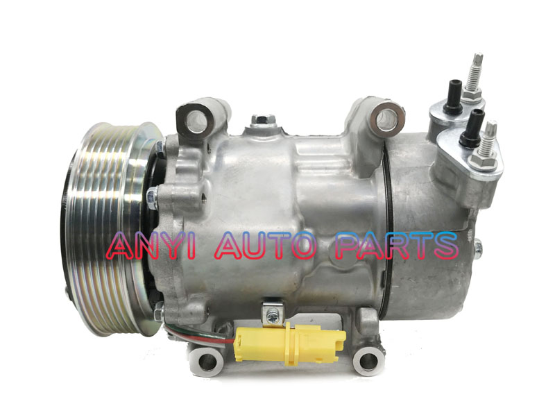 COM331 Compressor SANDEN 6V12 for CITROEN Berlingo/Xsara/C3/C2/PEUGEOT 206/307/Partner