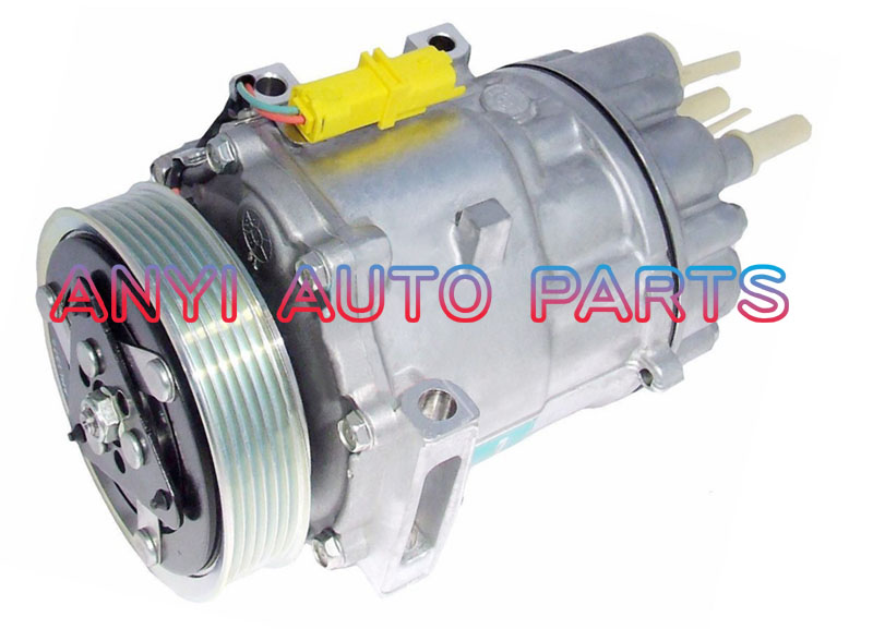 COM617 Compressor Sanden sd7V16 for Citroen C8/Dispatch/JUMPY/Fiat Scudo/Ulysse/Peugeot 807/Expert/LANCIA PHEDRA