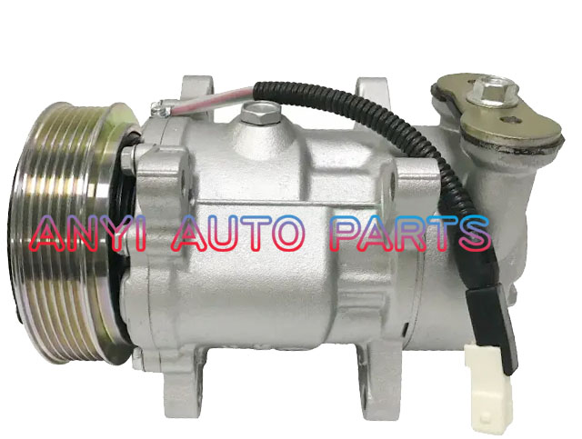 COM573 Compressor Sanden 6V12 SD6V12 for PEUGEOT 206
