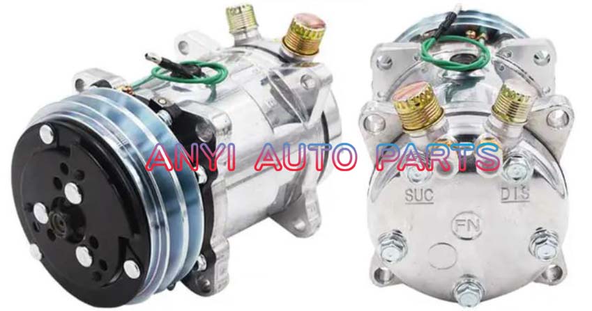 SD002 Compressor Type: 5H14 Pulley DIA: 132mm Number of groove: 2A Foot Position: 8 EARS Interface: OR Volt: 24V