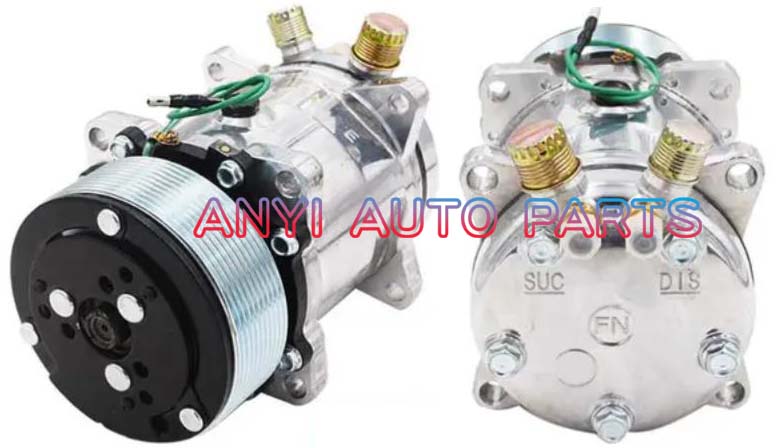 SD009 Compressor Type: 5H14 Pulley DIA: 123mm Number of groove: 10PK Foot Position: 8 EARS Interface: OR Volt: 24V