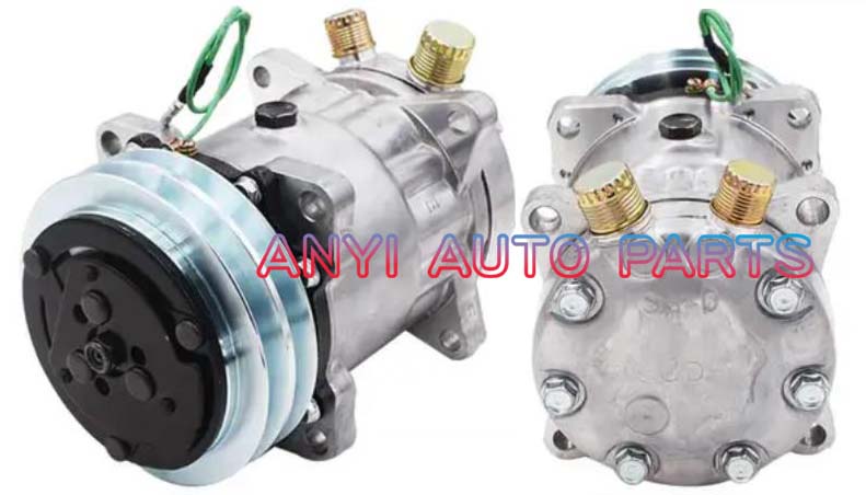 SD037 Compressor Type: 7H15 Pulley DIA: 132mm Number of groove: 2A Foot Position: 8EARS Interface: OR Volt: 24V