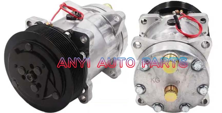 SD062 Compressor Type: 7H15 Pulley DIA: 135mm Number of groove: 8PK Foot Position: 8EARS Interface: Volt: 12V