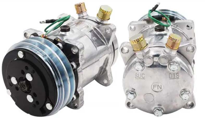 SD005 Compressor Type: 5H14 Pulley DIA: 132mm Number of groove: 2A Foot Position: 8 EARS Interface: OR Volt: 24V