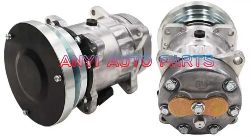 SD097 Compressor Type: 7H15 Pulley DIA: 153mm Number of groove:1A Foot Position: 8EARS Interface: Volt: 12V