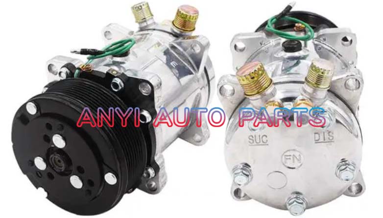 SD008 Compressor Type: 5H14 Pulley DIA: 123mm Number of groove: 8PK Foot Position: 8 EARS Interface: OR Volt: 24V