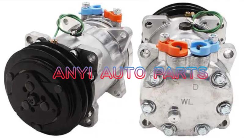 SD063 Compressor Type: 7H15 Pulley DIA: 132mm Number of groove: 2A Foot Position: 8EARS Interface: Volt: 24V