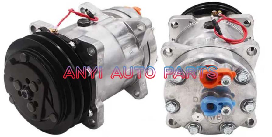 SD068 Compressor Type: 7H15 Pulley DIA: 132mm Number of groove: 2A Foot Position: 8EARS Interface: Volt: 12V