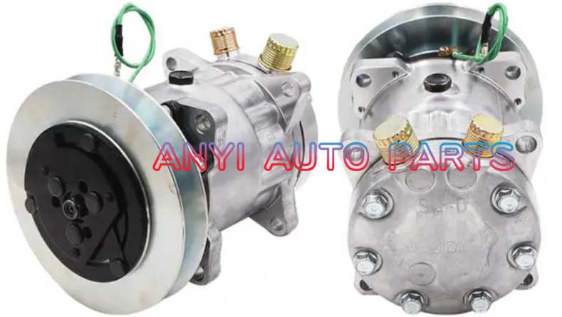 SD045 Compressor Type: 7H15 Pulley DIA: 158mm Number of groove: 1C Foot Position: 8EARS Interface: OR Volt: 24V