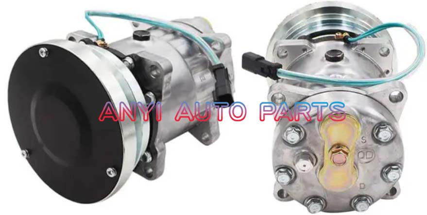 SD076 Compressor Type: 7H15 Pulley DIA: 133mm Number of groove: 1A Foot Position: 8EARS Interface: Volt: 24V
