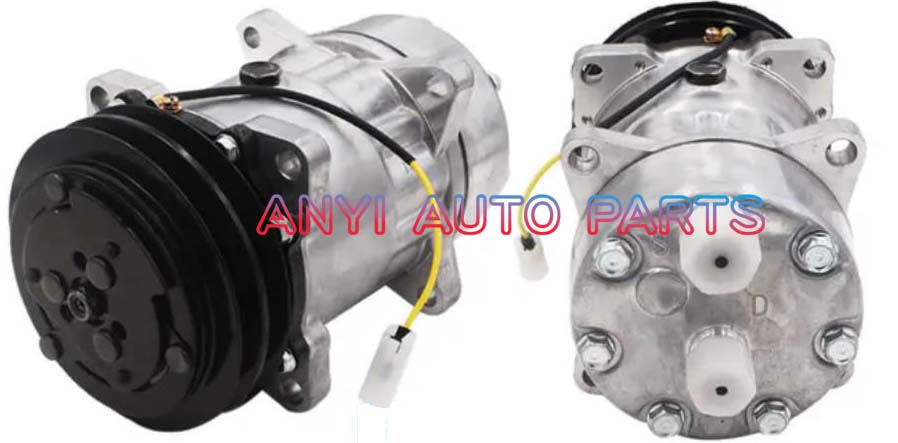 SD069 Compressor Type: 7H15 Pulley DIA: 132mm Number of groove: 2A Foot Position: 8EARS Interface: Volt: 24V