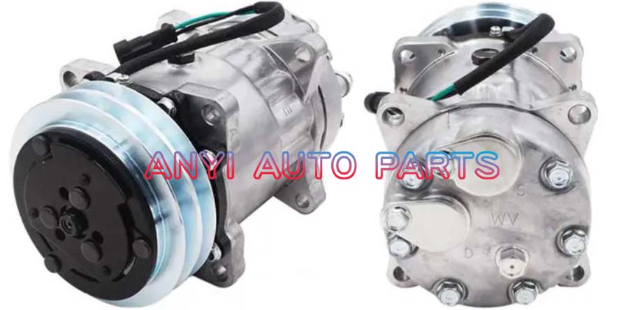 SD054 Compressor Type: 7H15 Pulley DIA: 132mm Number of groove: 2A Foot Position: 8EARS Interface: Volt: 24V