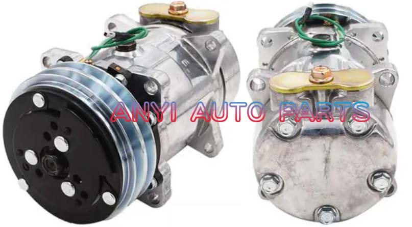 SD011 Compressor Type: 5H14 Pulley DIA: 132mm Number of groove: 1B  Foot Position:  8EARS Volt: 24V