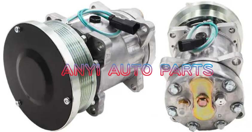 SD078 Compressor Type: 7H15 Pulley DIA: 133mm Number of groove: 8PK Foot Position: 8EARS Interface: Volt: 24V