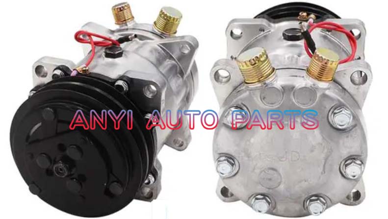 SD100 Compressor Type: 7H13 Pulley DIA: 125mm Number of groove: 2A Foot Position: 8EARS Interface: OR Volt: 12V