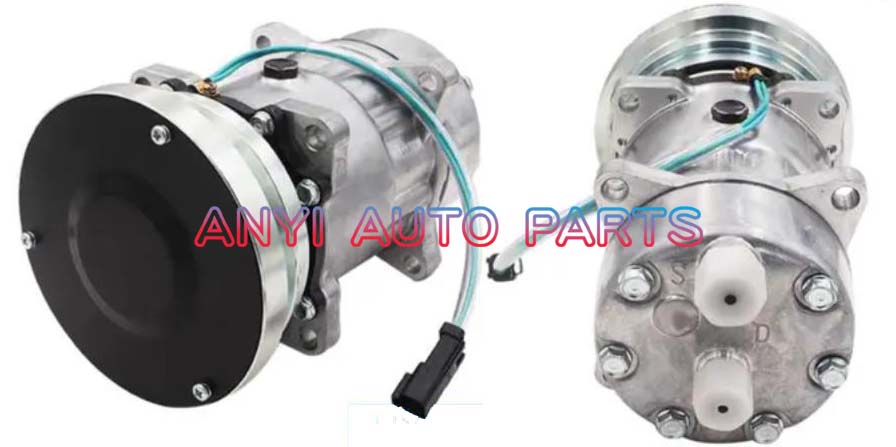 SD072 Compressor Type: 7H15 Pulley DIA: 133mm Number of groove: 1A Foot Position: 8EARS Interface: Volt: 24V