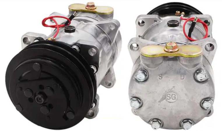 SD102 Compressor Type: 7H13 Pulley DIA: 132mm Number of groove: 2A Foot Position: 8EARS Interface: Volt: 12V