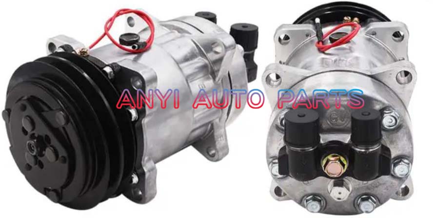 SD099 Compressor Type: 7L15 Pulley DIA: 132mm Number of groove: 2A Foot Position: 8EARS Interface: Volt: 12V