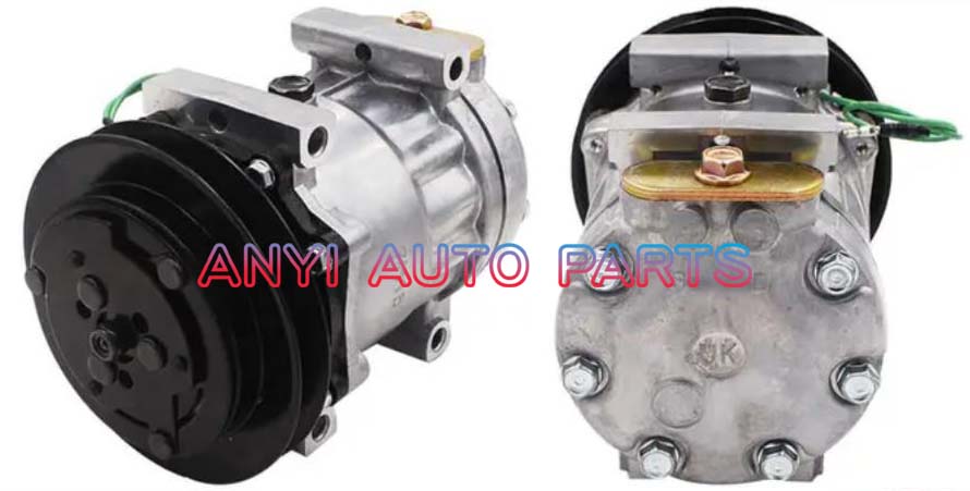 SD082 Compressor Type: 7H15 Pulley DIA: 146mm Number of groove: 1B Foot Position: 4 Through Holes Interface: Volt: 24V