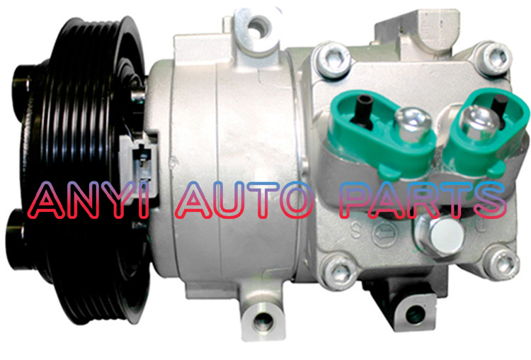 COM439 Compressor HCC HS15 6PK FORD NOVO /FIESTA 1.6 /ECOSPORT 1.6/2.0 2005  5S6519D629DA 5N1519D629BA 5S65-19D629-DA 5N15-19D629-BA F500 