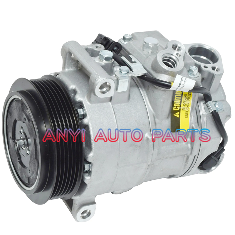 COM822 Compressor 6SEU16C 6pk Mercedes-Benz C300/C350/CLS400/CLS500/CLS550/CLS63/E250/E350/GLK300/GLK350/SLK350